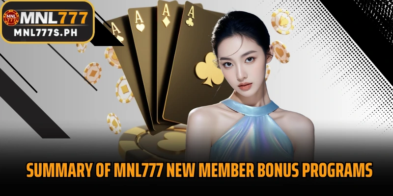 Summary of MNL777 new member Bonus programs